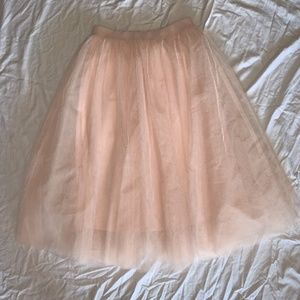 NWT Esley Pink Tulle Ballerina Midi Skirt